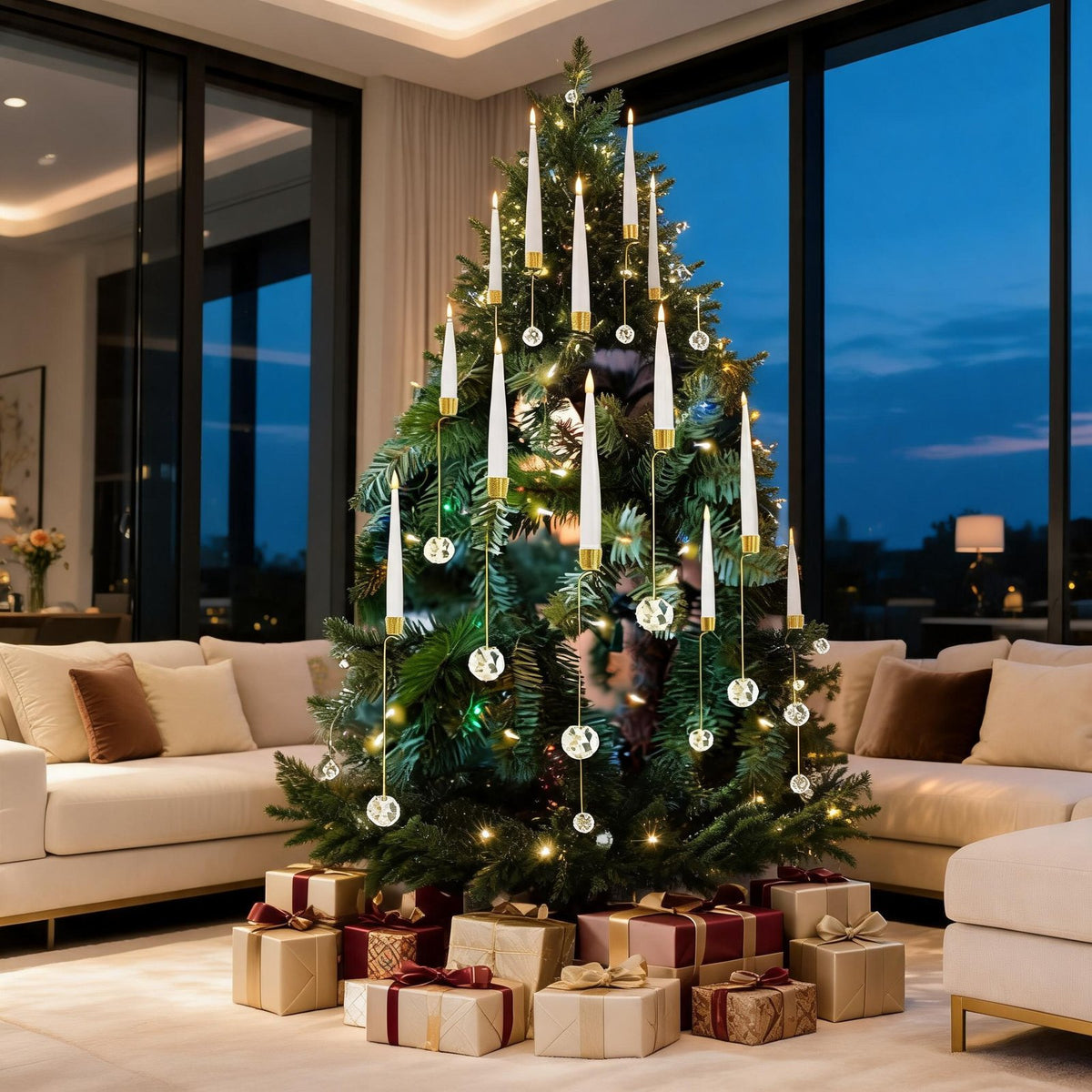 LED taper candles for Christmas tree 1